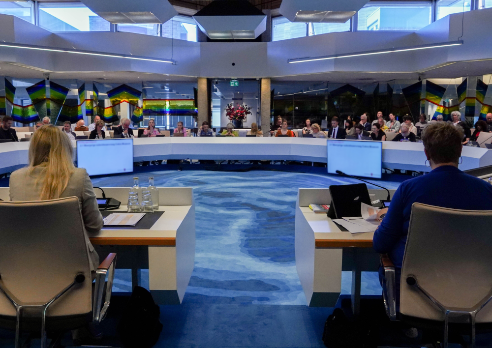 Gemeenteraad Amstelveen in de raadzaal