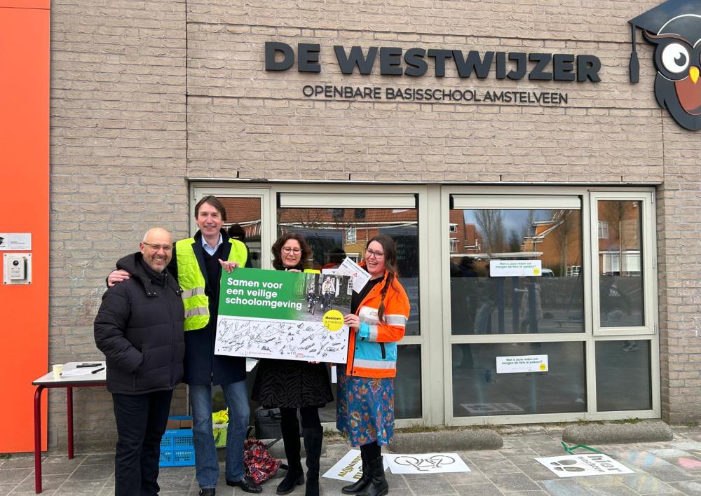 OBS De Westwijzer werkt aan een veilige schoolomgeving samen met gemeente en VVN