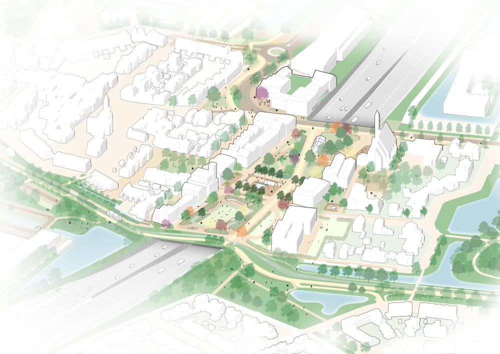 Artist impression toekomstbeeld Annapark