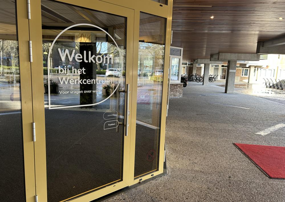 Entree Werkcentrum bij het raadhuis