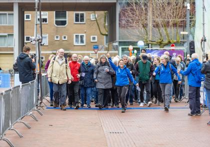 Deelnemers wandeling lentemarathon