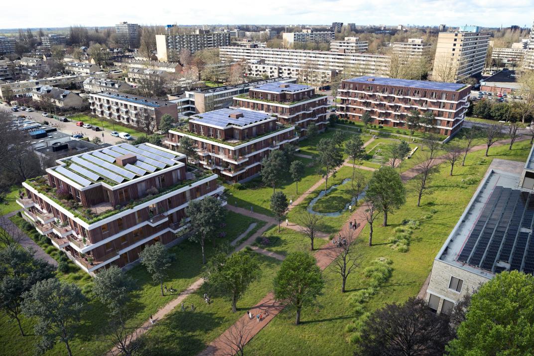 Een impressie van de nieuwbouwwoningen